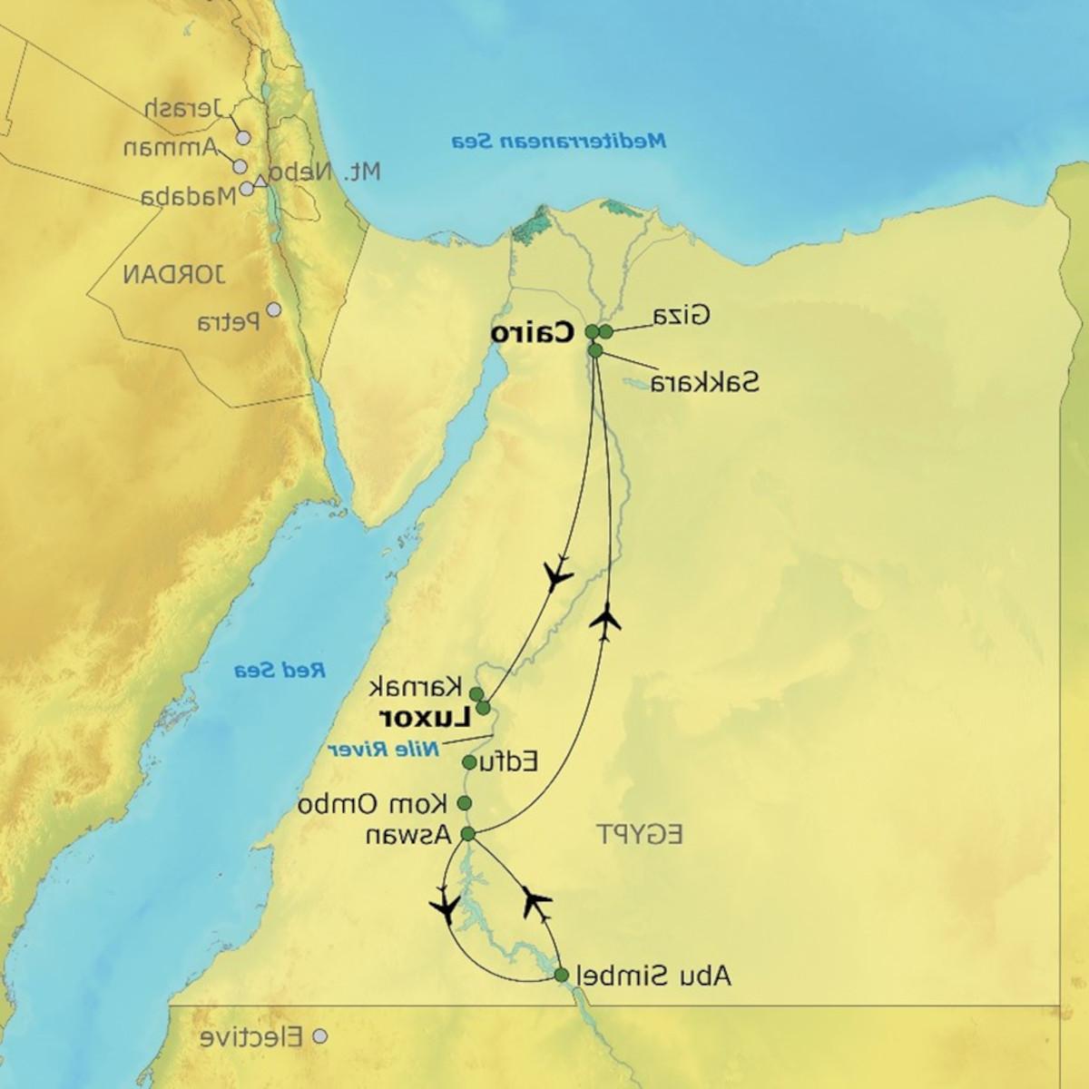 尼罗河传说目的地地图